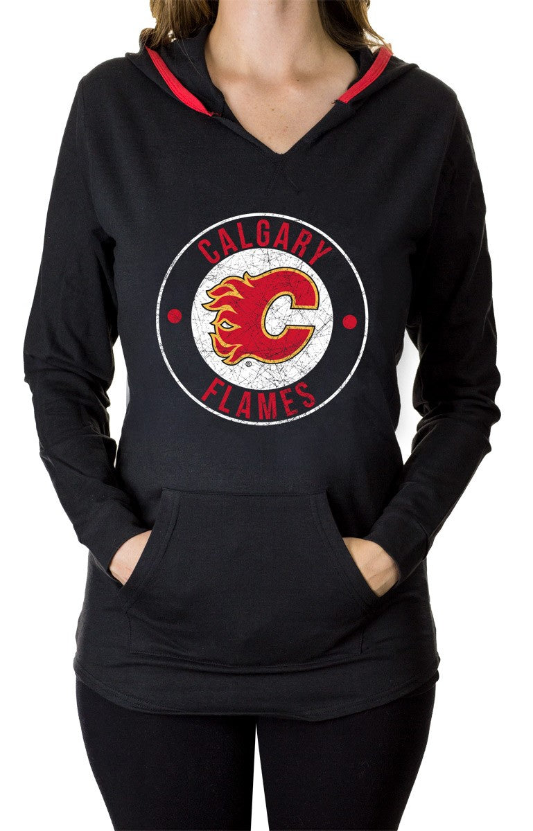 NHL Ladies Official Team Hoodie- Calgary Flames Front