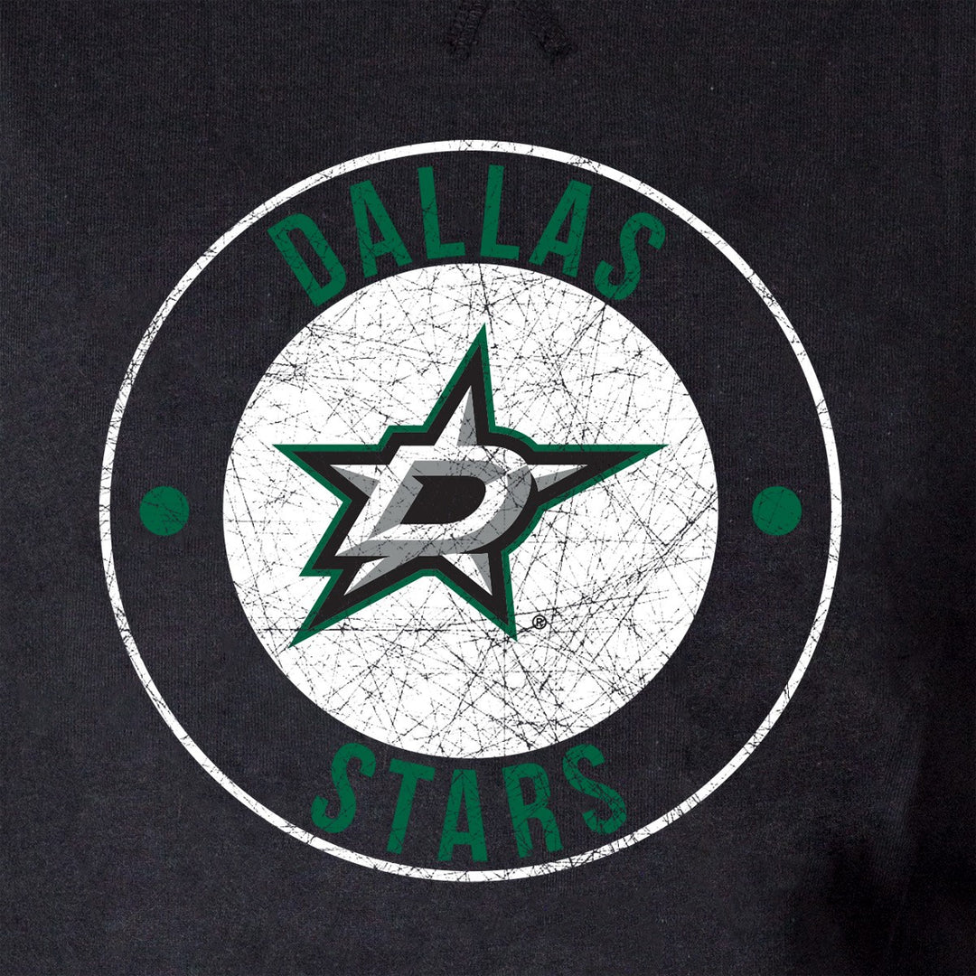NHL Ladies Official Team Hoodie- Dallas Stars Distressed Logo