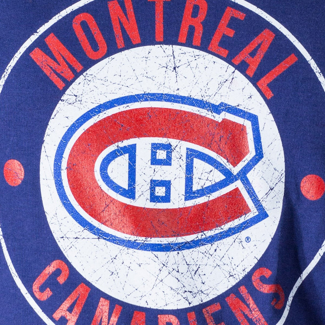 NHL Ladies Official Team Hoodie- Montreal Canadiens Distressed Logo