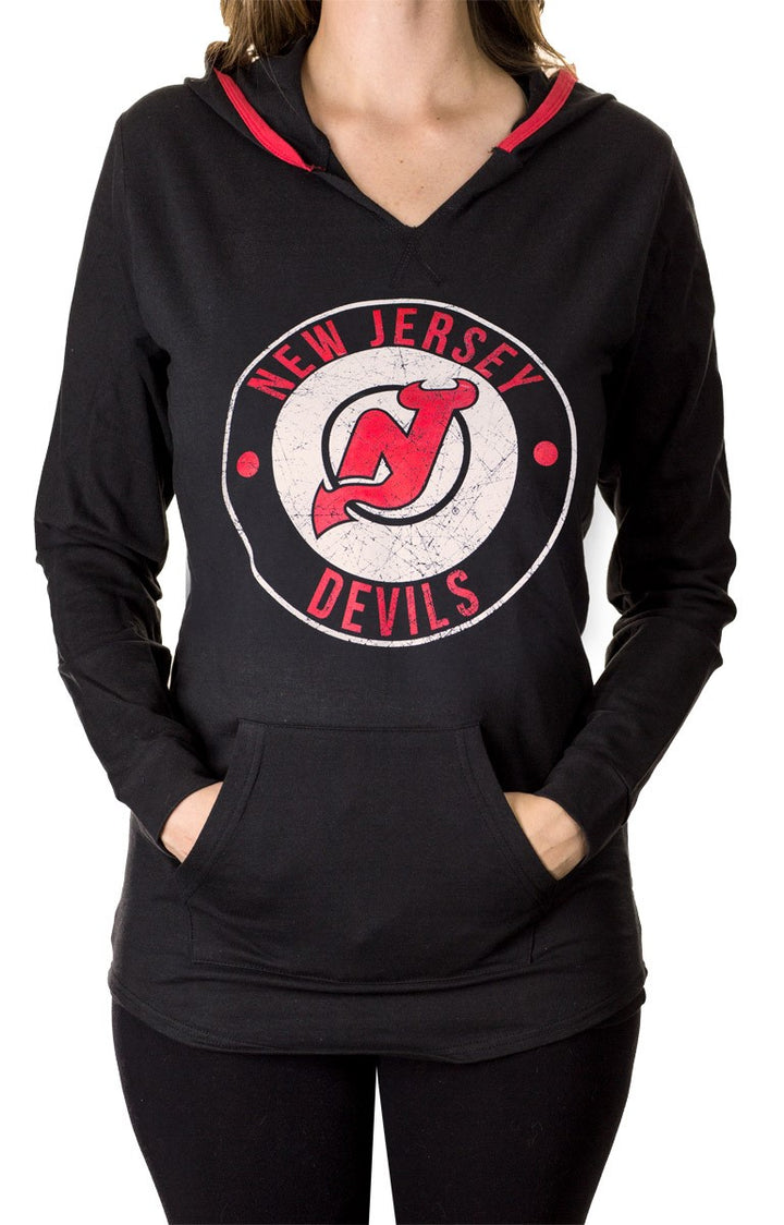 NHL Ladies Official Team Hoodie- New Jersey Devils Front