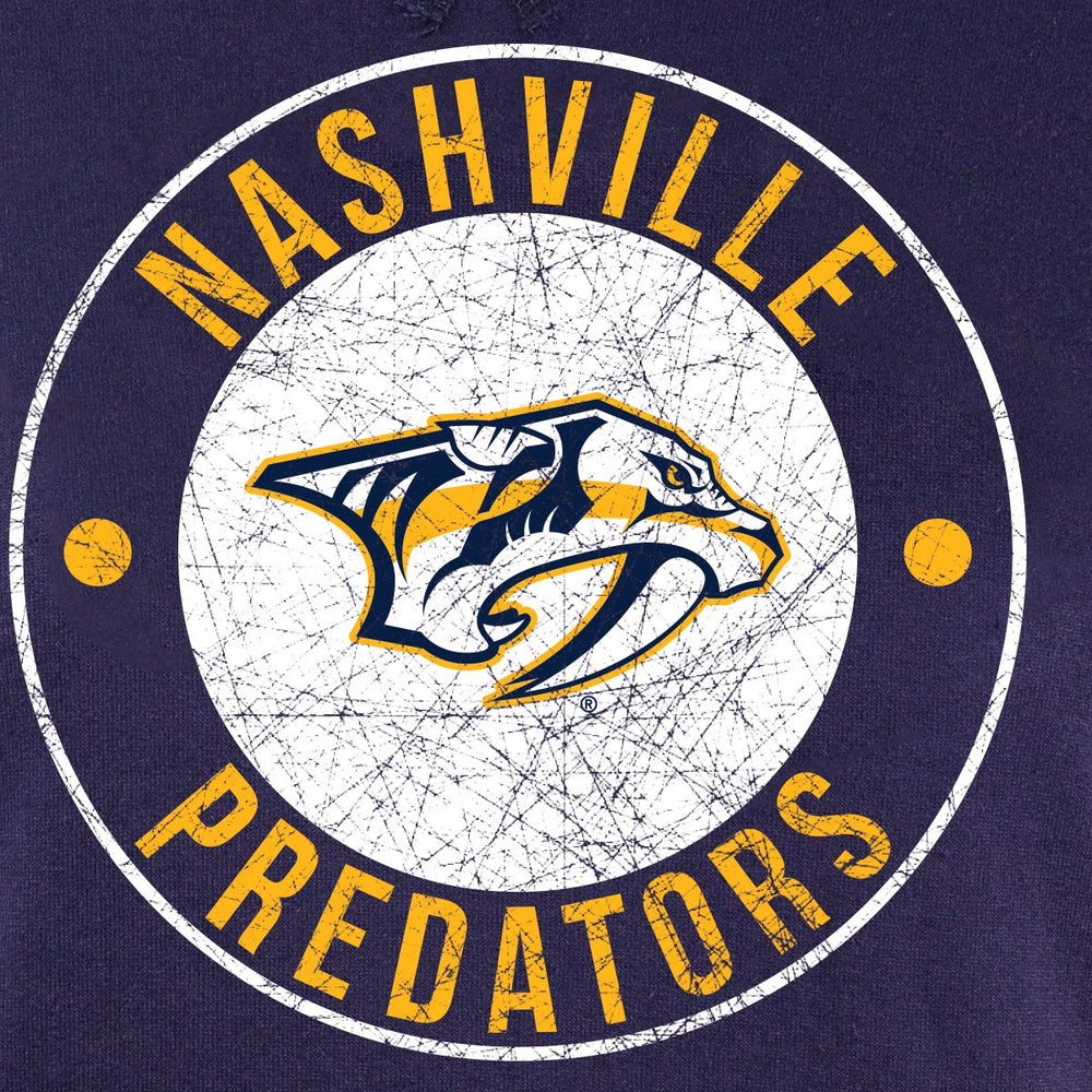 NHL Ladies Official Team Hoodie- Nashville Predators Distressed Logo