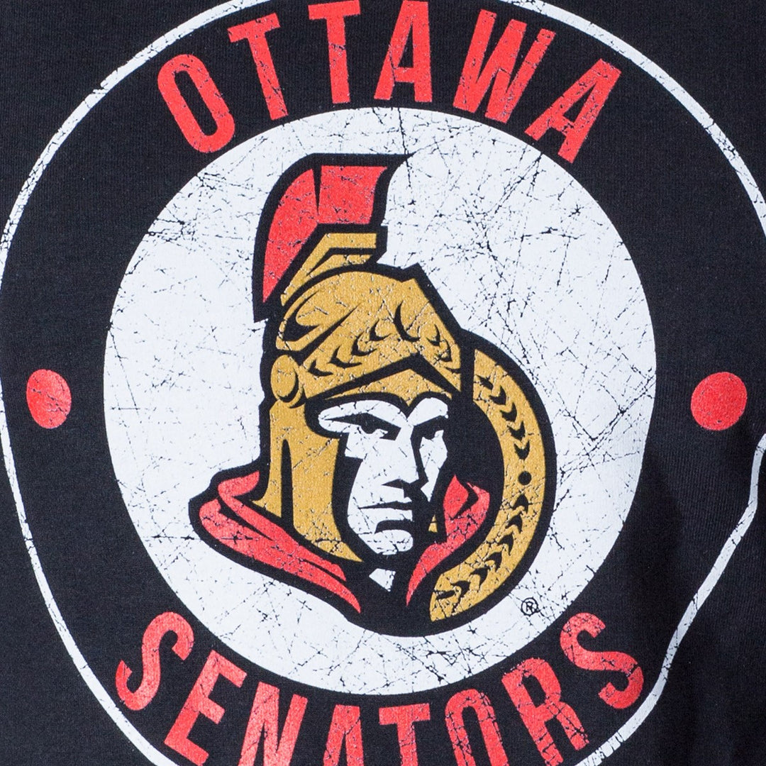 NHL Ladies Official Team Hoodie- Ottawa Senators Distressed Logo