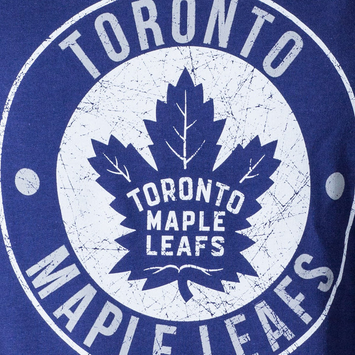 NHL Ladies Official Team Hoodie- Toronto Maple Leafs Distressed Logo