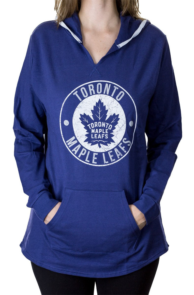 NHL Ladies Official Team Hoodie- Toronto Maple Leafs Front