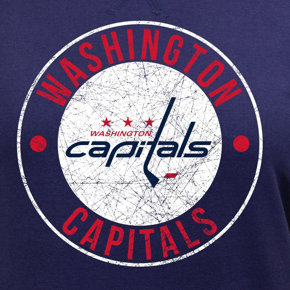 NHL Ladies Official Team Hoodie- Washington Capitals Distressed Logo
