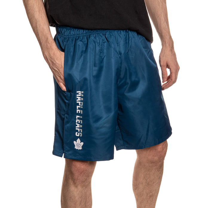 Toronto Maple Leafs Quick Dry Shorts Front View