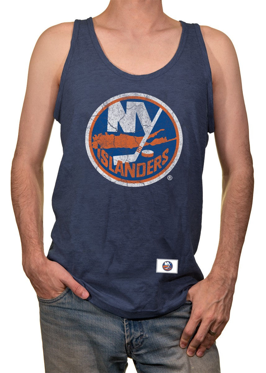 Mens NHL Team Logo Tank Top- New York Islanders