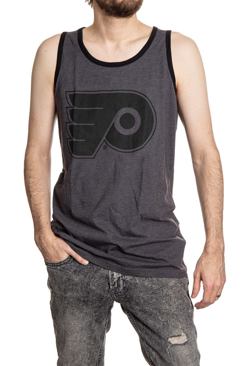 Philadelphia Flyers Large Logo Tank Top in Blackout Collection