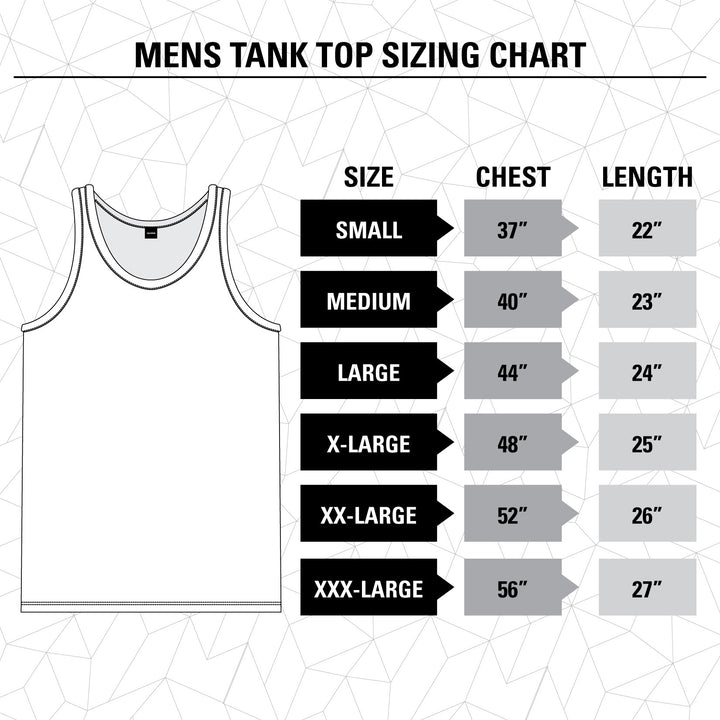 Boston Bruins Logo Tank Top Size Guide.