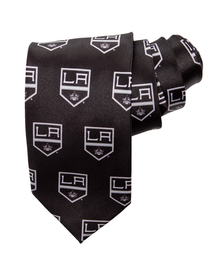 NHL Men's All Over Team Logo Neck Tie- Los Angeles Kings 
