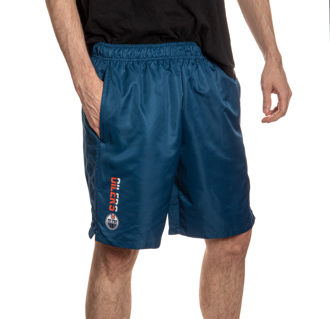 Edmonton Oilers Quick Dry Shorts Front View