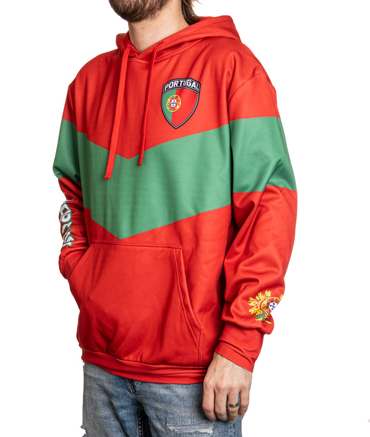 Portugal World Soccer Sublimated Hooded Sweatshirt