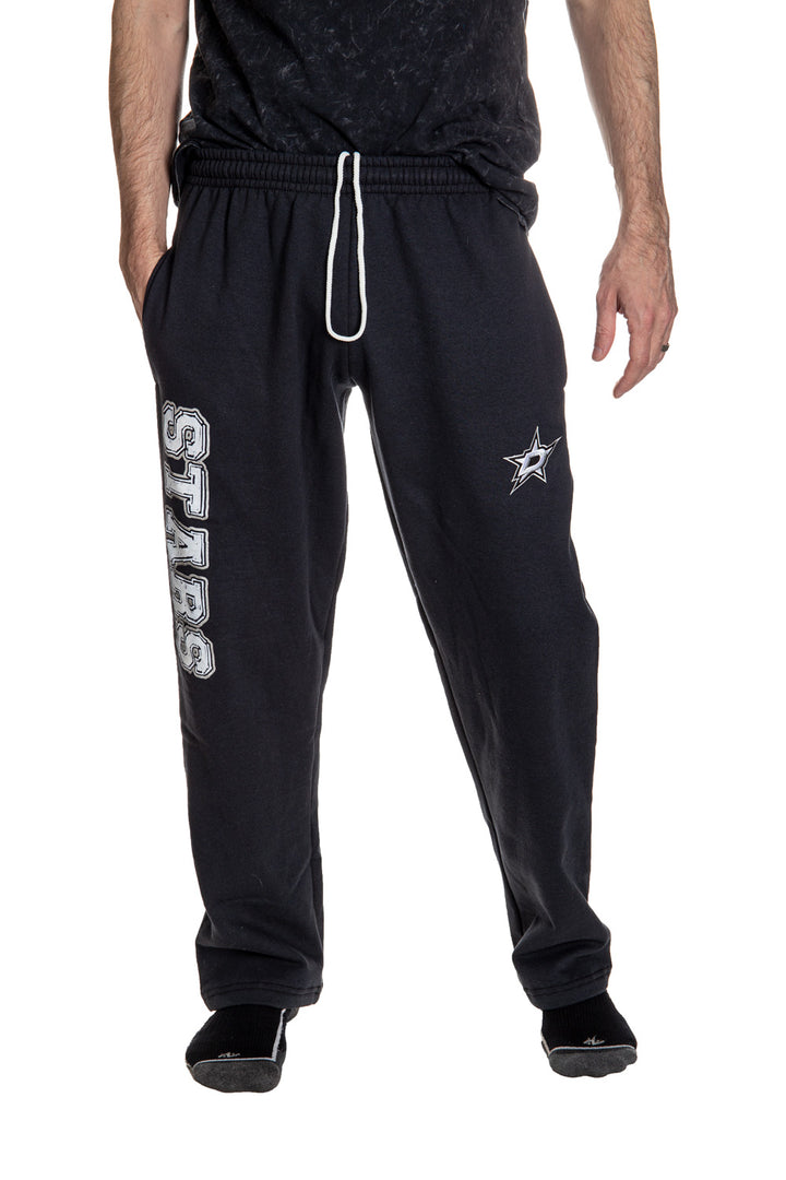 Dallas Stars Premium Fleece Sweatpants Front View.
