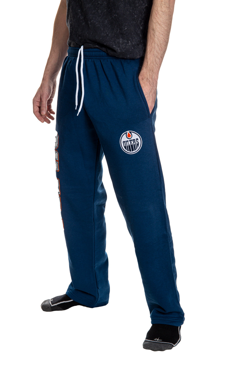 Edmonton Oilers Logo NHL Teams Hoodie And Pants For Fans Custom