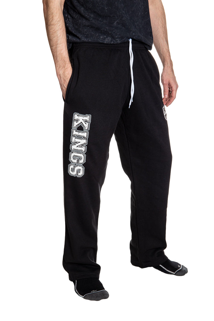 Los Angeles Kings Premium Fleece Sweatpants Side View.