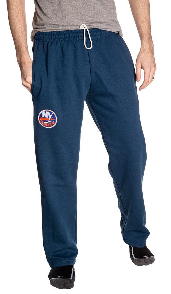 New York Islanders Blue Sweatpants Front View