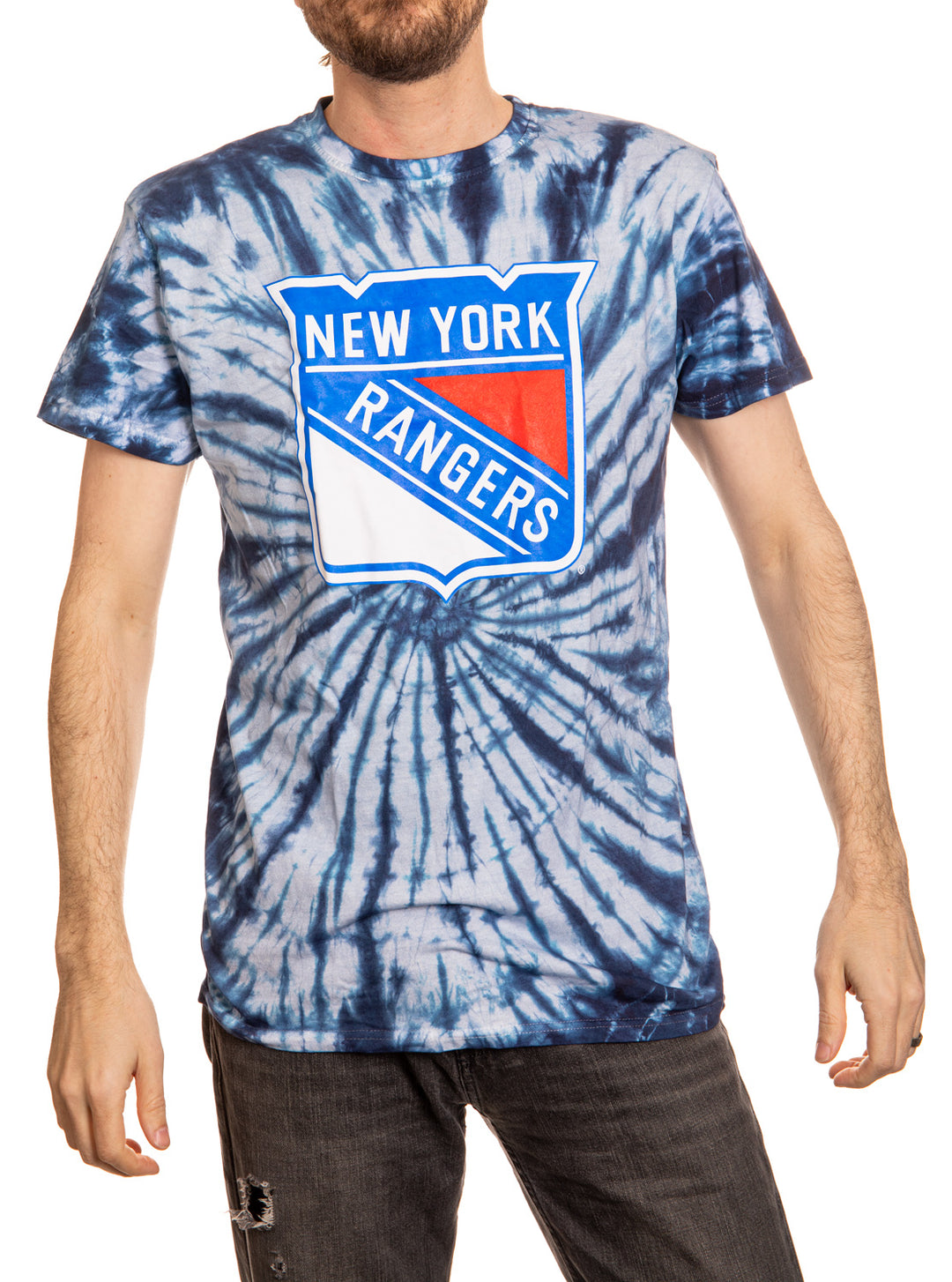 Copy of New York Rangers Spiral Tie Dye T-Shirt for Men