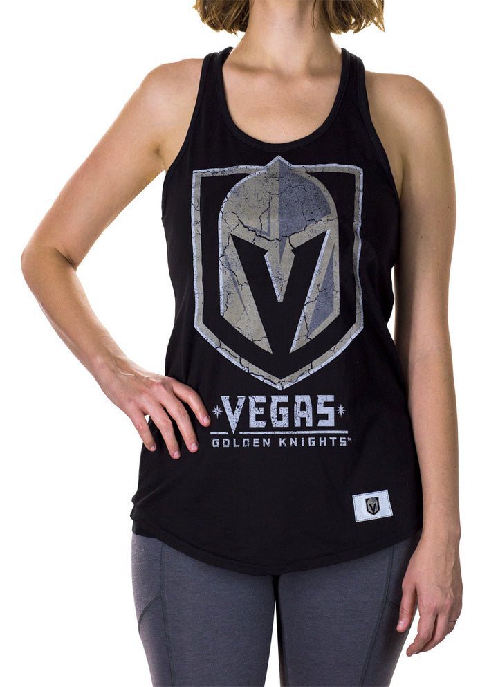 NHL Ladies Flowy Tank Top-Vegas Golden Knights Front