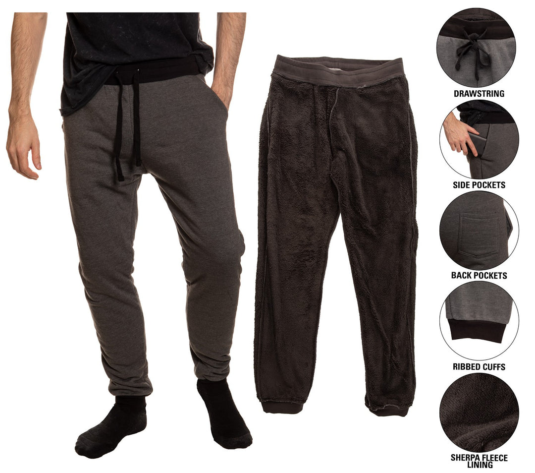 Toronto Maple Leafs Sherpa Lined Sweatpants with Pockets