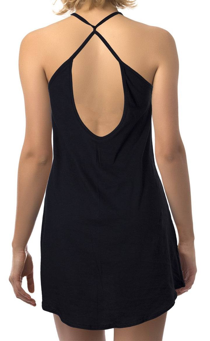 Ladies' Glow-in-The-Dark Skeleton Cover-up Dress
