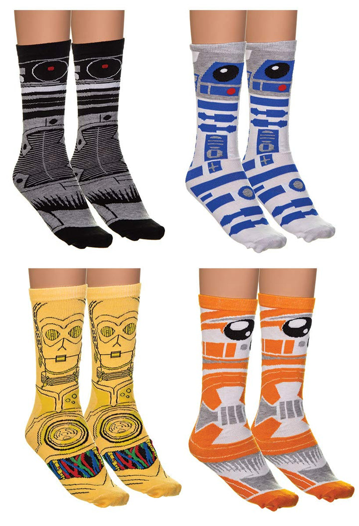 Star Wars Droids Unisex Socks 4-Pack Gift Set