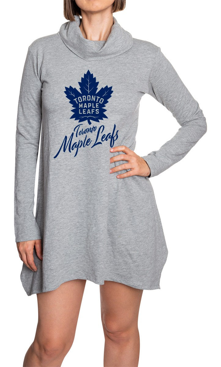 NHL Ladies Official Cowlneck Tunic- Toronto Maple Leafs Front 2