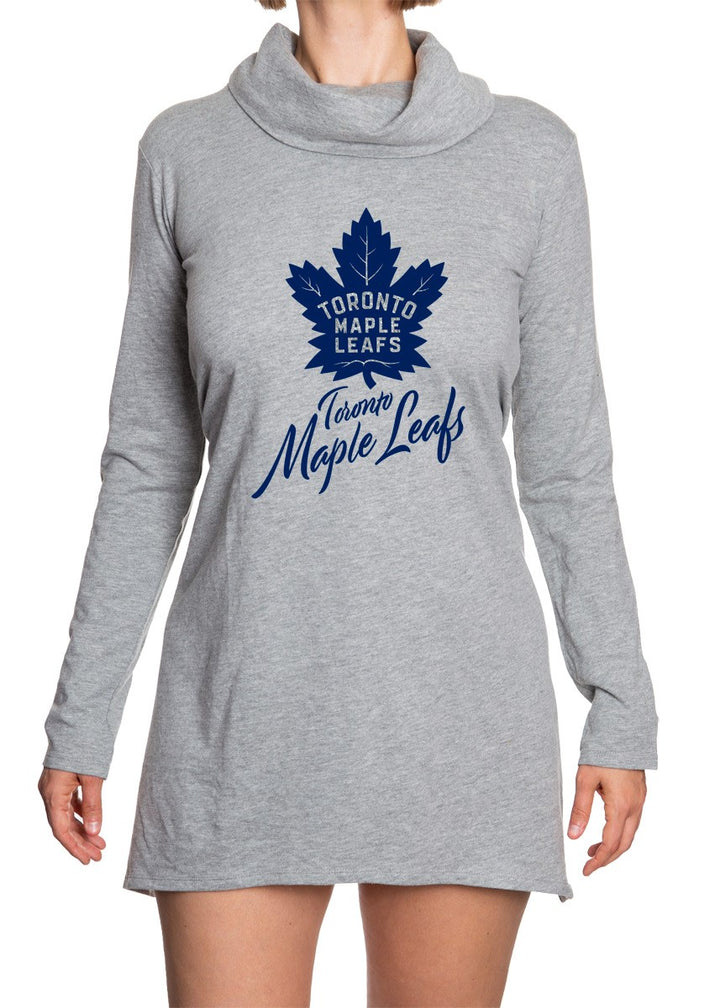 NHL Ladies Official Cowlneck Tunic- Toronto Maple Leafs Front