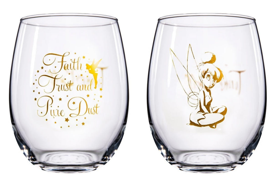 Disney Collectible Wine Glass Set- Tinkerbell