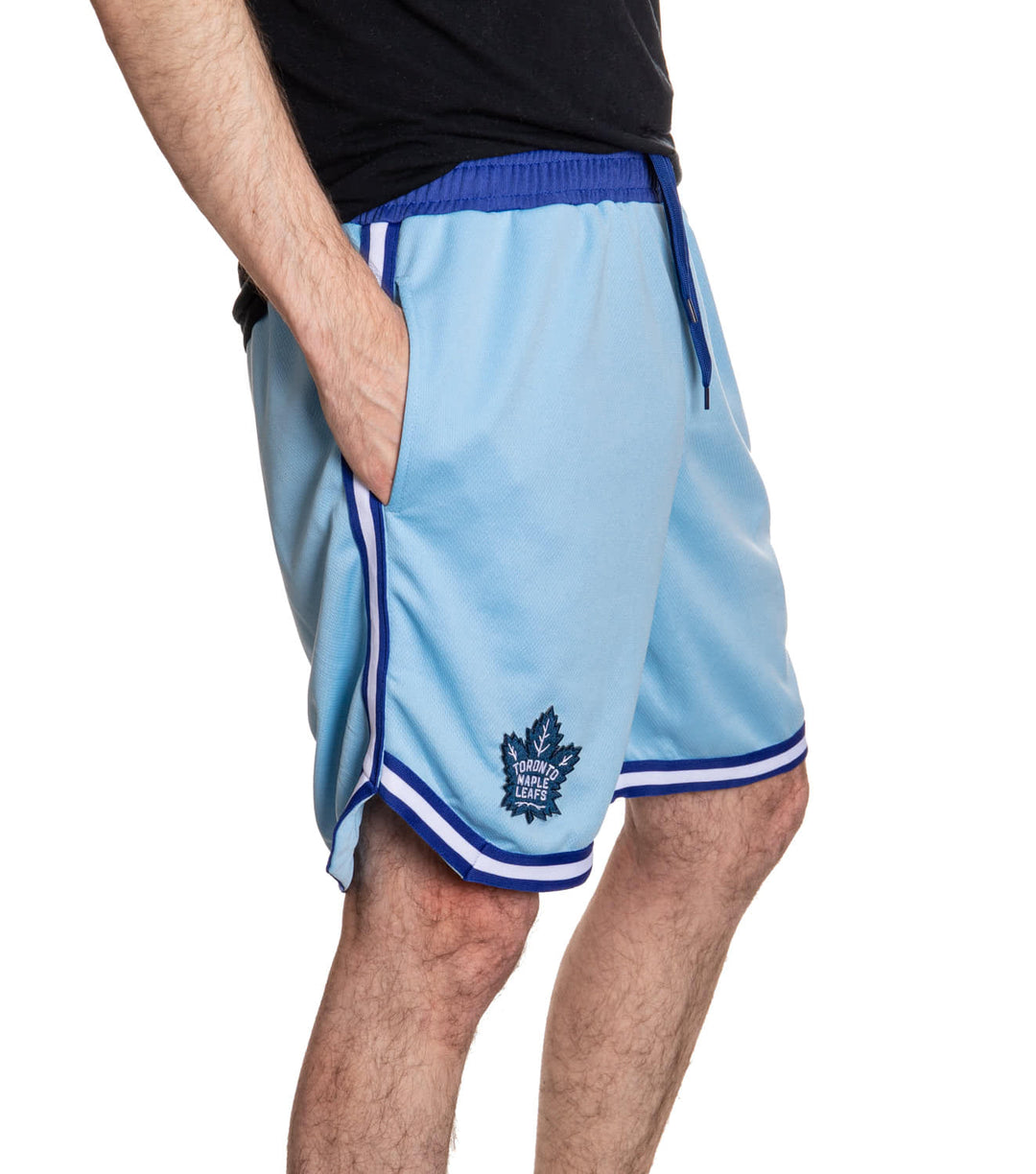 Toronto Maple Leafs Men's 2 Tone Air Mesh Shorts Lined with Pockets