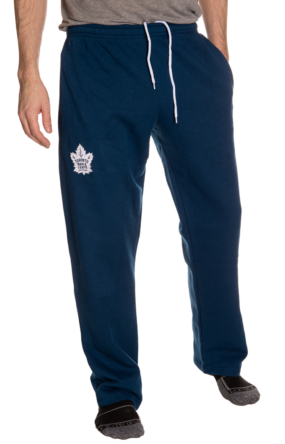 Toronto Maple Leafs Embroidered Logo Sweatpants Front View