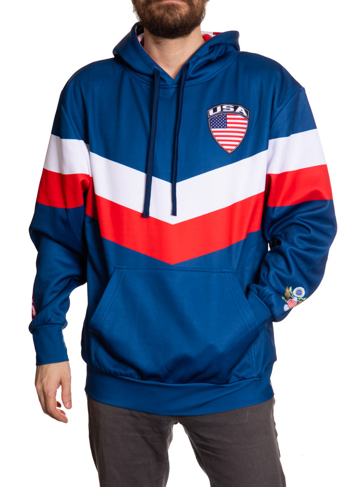 United States of America World Soccer Sublimated Hooded Sweatshirt