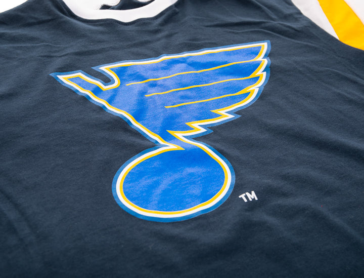 St. Louis Blues Retro Varsity Inset Sleeve T-Shirt