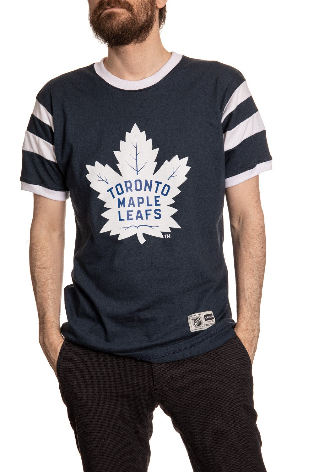 Toronto Maple Leafs Inset Sleeve T-Shirt Front View