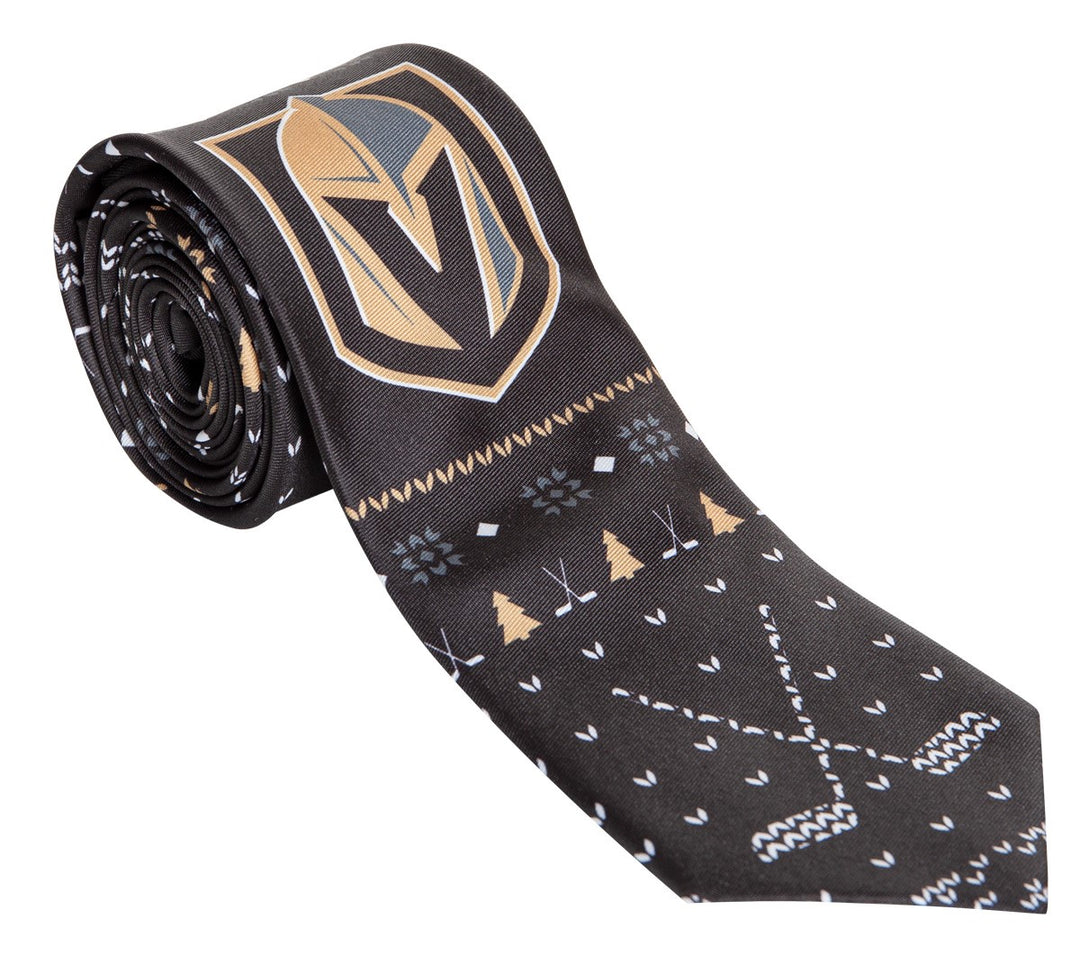 Vegas Golden Knights Ugly Christmas Tie.