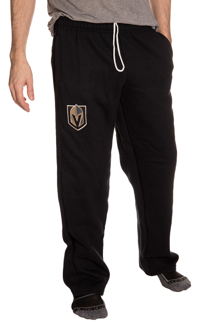 Vegas Golden Knights Embroidered Logo Sweatpants Front View