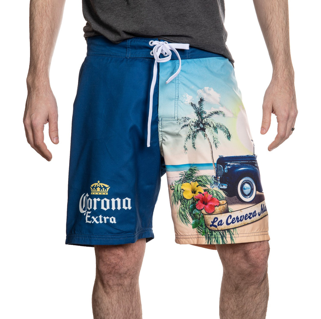 Corona Woody Wagon Boardshorts for Men Front View.