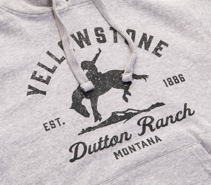 Yellowstone "Dutton Ranch" Grey Hoodie