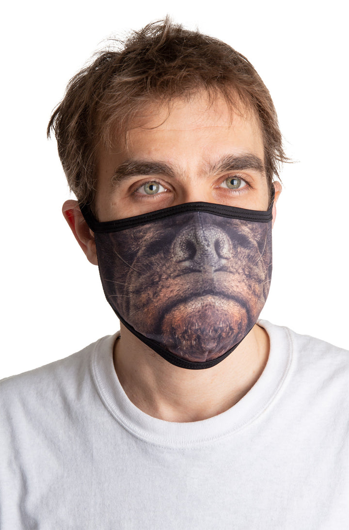 Boxer Dog Mask, Realistic Face Mask. Modeled.