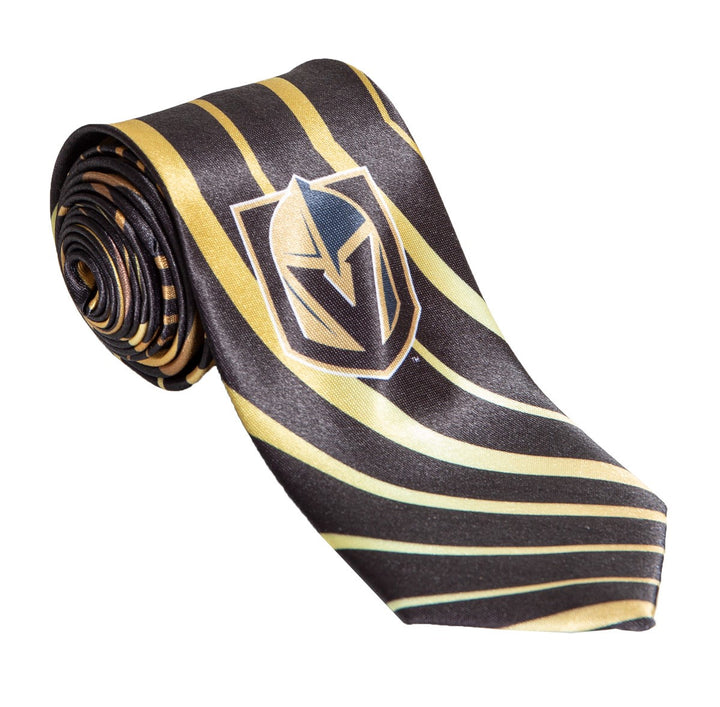 Vegas Golden Knights Necktie - Gold Stripe