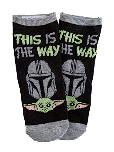 Baby Yoda "This is the Way" Unisex Ankle Socks - 5 Pack