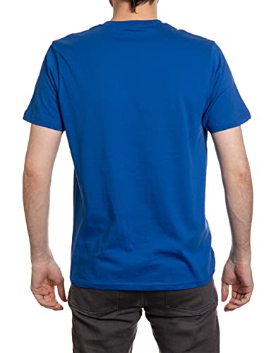 Men’s Toronto Blue Jays circle logo T-shirt in royal blue – back view