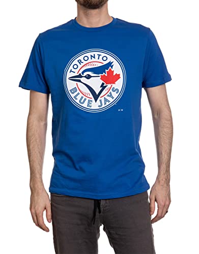 Men’s Toronto Blue Jays circle logo T-shirt in royal blue – front view